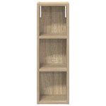 vidaXL Armoire murale de salle de bain Chêne Sonoma 20 x 16 x 62 5 cm
