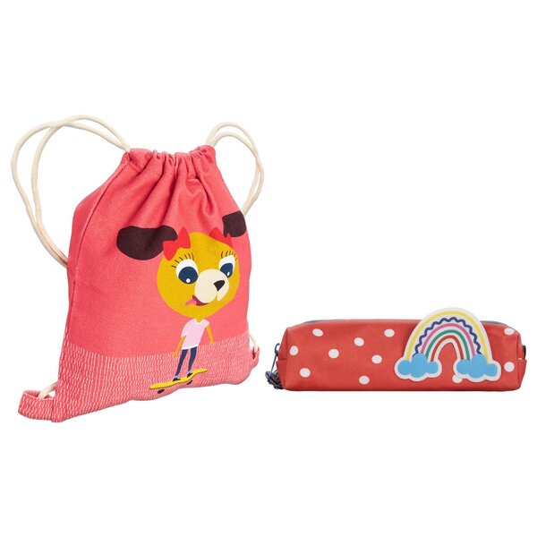 Petit Kit Rentrée Scolaire Fille : Sac À Dos Et Trousse - Draeger paris