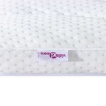 vidaXL Coussins de Matelas Blanc 90 x 190 cm Polyester sans colle