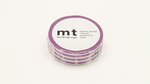 Masking tape mt lignes violet - border grape