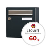 Boite aux lettre  Allure compact gris anthracite 7016M