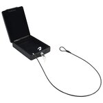 vidaXL Coffre de voiture avec verrouillage Noir 21.8 x 16 x 7 cm Acier