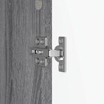 vidaXL Buffet Sonoma gris 66 x 34 5 x 90 cm Bois d'ingénierie