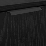 vidaXL Ensemble de Meubles de Salle de Bain 2 Pièces Chêne noir