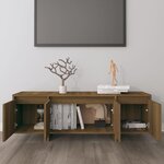 vidaXL Meuble TV Chêne marron 120x30x40 5 cm Bois d'ingénierie