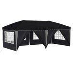 vidaXL Tente de fête pop-up 575 x 288 x 245 cm Anthracite