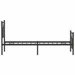 vidaXL Cadre de lit sans matelas chêne marron 80x200cm bois ingénierie
