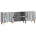 vidaXL Meuble TV 150 x 31 x 50 cm Sonoma gris Bois d'ingénierie