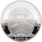 Pièce de monnaie en Argent 10 Euro g 27 Millésime 2026 Revolutionary War ADMIRAL LUIS DE CÓRDOVA (PRÉCOMMANDE)