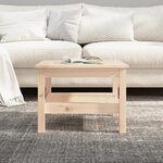 vidaXL Table basse 55x55x40 cm Bois massif de pin