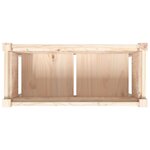 vidaXL Jardinières 2 Pièces avec pieds bois de pin massif