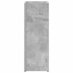 vidaXL Porte-parapluie Gris béton 20 x 20 x 55 5 cm Bois d'ingénierie