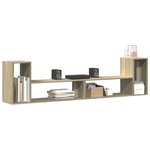 vidaXL Meubles TV 2 Pièces chêne sonoma 100x30x50 cm bois d'ingénierie