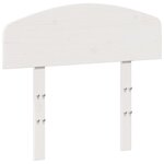 vidaXL Tête de lit blanc 75 cm bois massif de pin