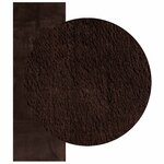 vidaXL Tapis de surface HUARTE Marron 250 x 80 cm Polyester