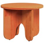 vidaXL Table basse 2 Pièces Marron cire 39 5 x 39 5 x 30 cm