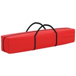 vidaXL Tente de réception pliable Rouge 3x6 m