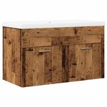 vidaXL Ensemble de meubles salle de bain 2 Pièces bois d'ingénierie