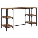 vidaXL Bureau Bois Ancien 140 x 50 x 75 cm Bois d'ingénierie