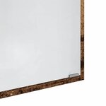 vidaXL Miroir de salle de bain LED Bois ancien 40 x 8 5 x 37 cm