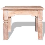 vidaXL Table basse Bois d'acacia 60x60x45 cm