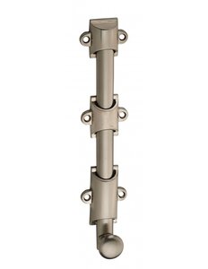 THIRARD - Verrou à plaquer pour fenêtre  à coulisse  200mm  nickel satin - THIRARD