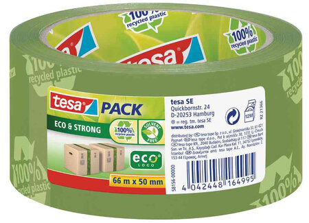 Tesapack ruban adhésif emballage eco & strong  50 mm x 66 m tesa