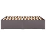 vidaXL Cadre de lit sans matelas gris 160x200 cm similicuir