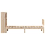 vidaXL Lit bibliothèque sans matelas 100x200 cm bois massif de pin
