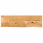 vidaXL Dessus de table à bord vivant 120x20x2 5cm bois massif manguier