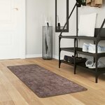vidaXL Coureur de Tapis MARSA Gris 50 x 200 cm Polyester et PVC