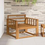 vidaXL Sofa de milieu extérieur Naturel