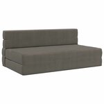 vidaXL Canapé-lit pliable Gris clair 152 x 86 5 x 60 cm Tissu
