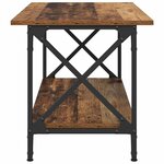 vidaXL Table basse Bois ancien 80 x 45 x 45.5 cm Bois d'ingénierie