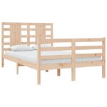 vidaXL Cadre de lit sans matelas 120x200 cm bois de pin massif