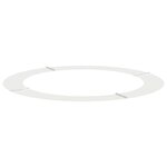 vidaXL Grand planteur en métal blanc Blanc Métal Grand Léger Moderne