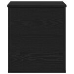 Boîte de rangement vidaXL en chêne noir 40x42x46 cm en bois d'ingénierie
