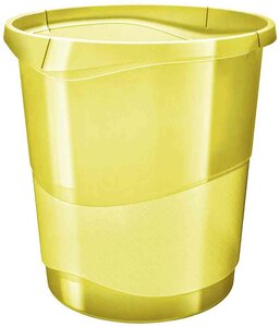 Corbeille à papier Colour'Ice  15 litres  jaune ESSELTE