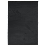 vidaXL Tapis OVIEDO à poils courts noir 160x230 cm