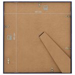 vidaXL Collage de cadres photo 5 Pièces de mur table Bleu 40x40 cm MDF