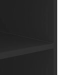 vidaXL Armoire murale noir 75x35x60 cm bois d'ingénierie