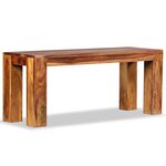 vidaXL Banc Bois massif 110x35x45 cm