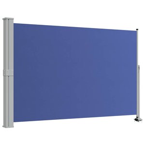 vidaXL Auvent latéral rétractable de patio 160x300 cm Bleu