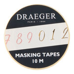 Masking Tape 10 M - Chiffres - Draeger paris