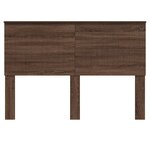vidaXL Tête de lit Chêne brun 140 cm Bois d'ingénierie