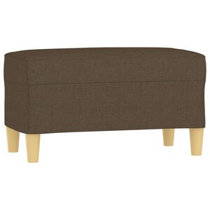vidaXL Banc Marron 70x35x41 cm Tissu