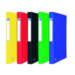 Chemises eurobox carte lustrée couleurs assorties oxford - 2 5 cm - lot de 10