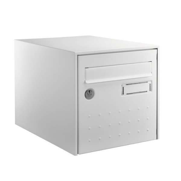 Boîte aux lettres blanche double face STEEL BOX - Decayeux