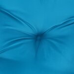vidaXL Coussin de palette bleu 120x40x12 cm tissu