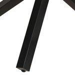 vidaXL Table de salle à manger 100x100x75 cm Bois d'acacia